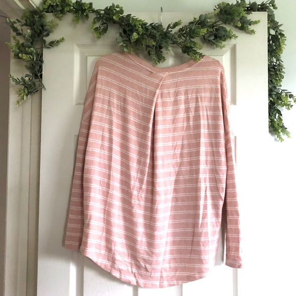 Target Pink Stripe Pullover - Picture 4 of 4